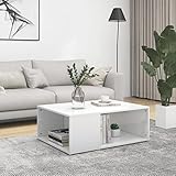 mesa de centro lacado branco Además, es fácil de limpiar con un paño húmedo