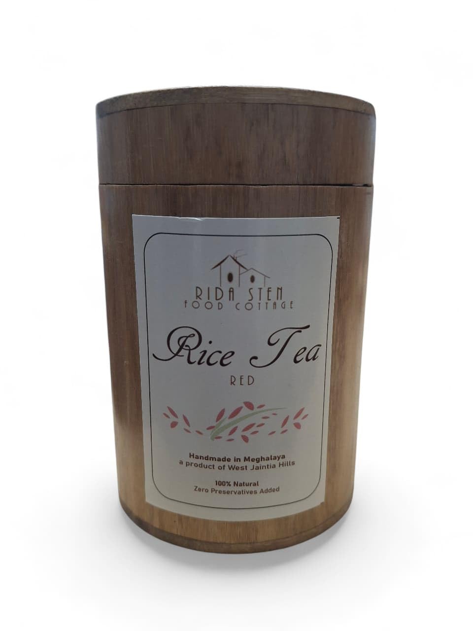 Rida Sten Red Rice Tea by Meghalaya Collectives | With Bamboo Packaging | 100G Herbal Tea | Caffeine-Free & Antioxidant-Rich | Premium Red Rice Grains Of Meghalaya | Earthy & Refreshing Flavor | Brown |-image-31