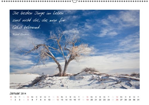 Weisheiten über das Leben (Wandkalender 2014 DIN A2 quer): Weisheiten über das Leben und Fotografie vereint (Monatskalender, 14 Seiten)