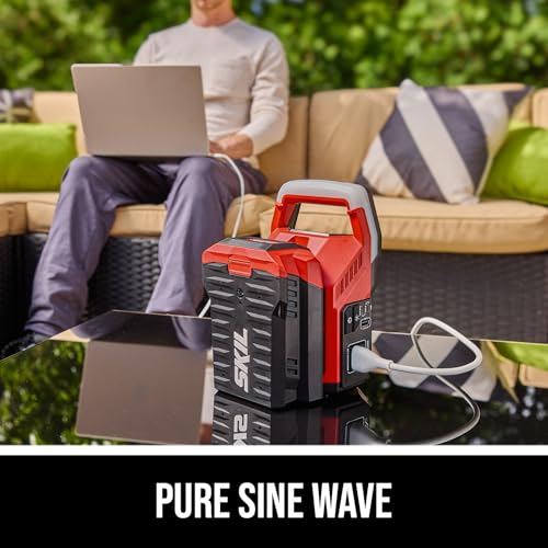 Image of SKIL PWR CORE 40 40V 300W Power Inverter, Compatible with All SKIL 40V Batteries - PI0300C-00