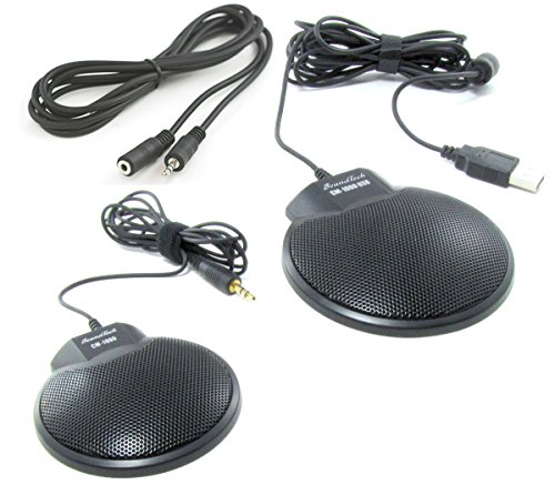 AAAPrice com Inc CM-1000USB & CM-1000 (Pack of 2) USB Conference Microphone with 6 ft Extension Cord