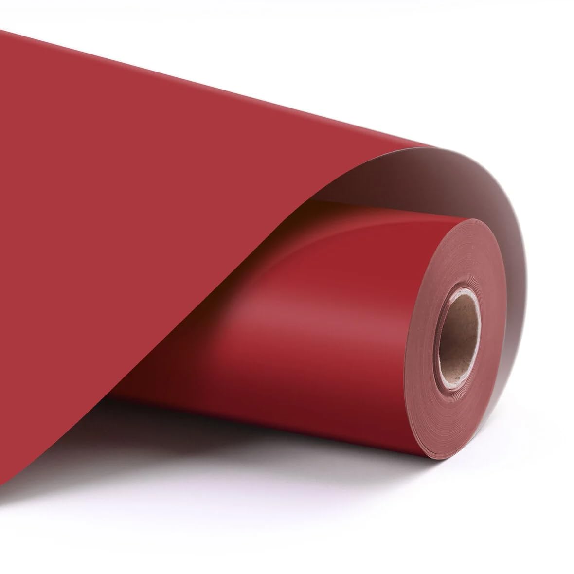 LOKLIK Self Adhesive Vinyl Roll - Permanent Vinyl for Signs, Decals & Crafts, Resistant to Outdoor Conditions & Washing - Crafting Material for Personalised Designs (Matte Red)