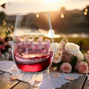 Wedding officiant gifts wine bagbest officiant ever gifts from couplebride groom thank you wedding giftsfunny wine glass and wine bag setpairs well with officiant wedding officiant beige  urban country home decor