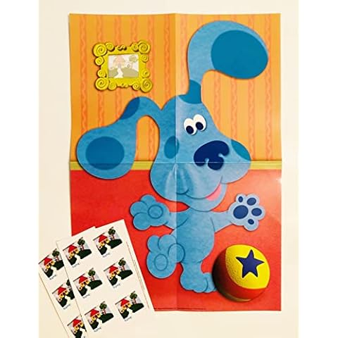Designware Blue's Party Activity Game & Poster Wall Decoration Keepsake Cover
