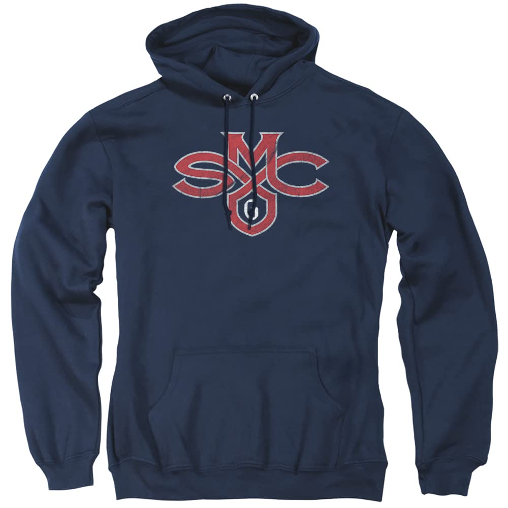 LOGOVISION Official Collegiate Distressed Primary Logo Adult Pullover Hoodie Collection — view 179