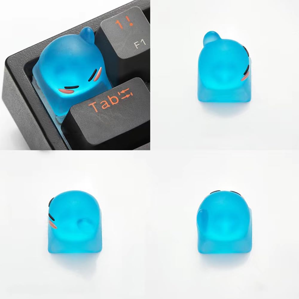 Zhongkaihua Rimuru Tempest Anime Custom Keycap, Resina 3D ESC Keycap, Tastiera Meccanica, Base di gioco, Fan Anime
