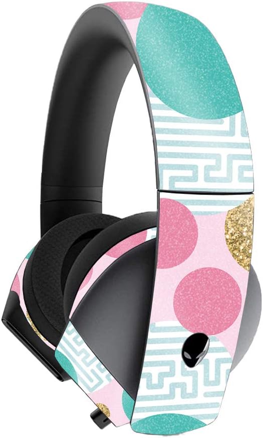 MightySkins Glossy Glitter Skin for Alienware 7.1 Gaming Headset - Hoi an Lanterns | Protective, Durable High-Gloss Glitter Finish | Easy to Apply, Remove, and Change Styles | Made in The USA image 5