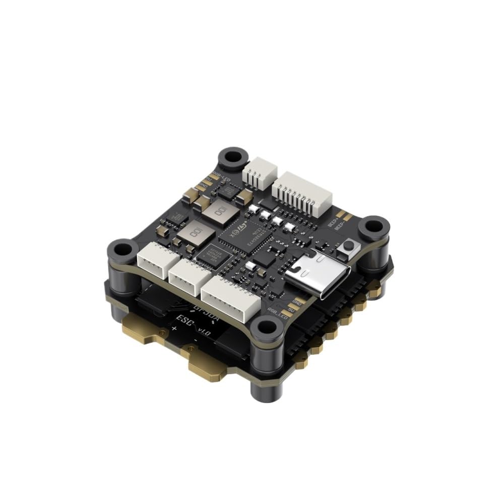 Spare parts G4 Alpha GF50A FPV Stack G473 Flight Controller FETTEC S2M Dshot2400 GF50A 4IN1 ESC compatibile con il modello di drone FPV Freestyle(4IN1 DShot2400 ESC)