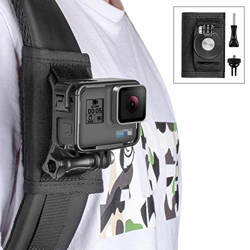 Taisioner Backpack Strap Knapsack Shoulder Mount for GoPro Hero 3/4 / 5/6 /