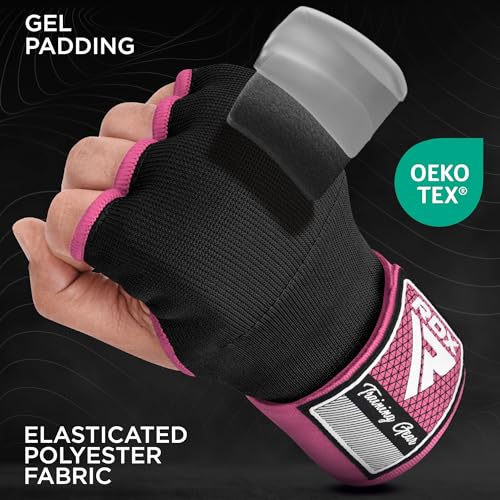 image for RDX Gel Boxing Hand Wraps Inner Gloves Men Women, Quick 100cm Long Wri