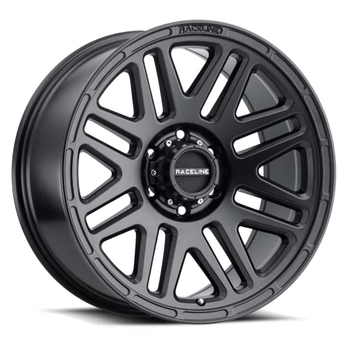 Raceline Wheels 944B OUTLANDER Wheel Black 17X8.5'5X127 Bolt Pattern +18mm Offset/(5.46'B/S) Aluminum Passenger Car Wheels, Full Size Replacement Black Car Rims