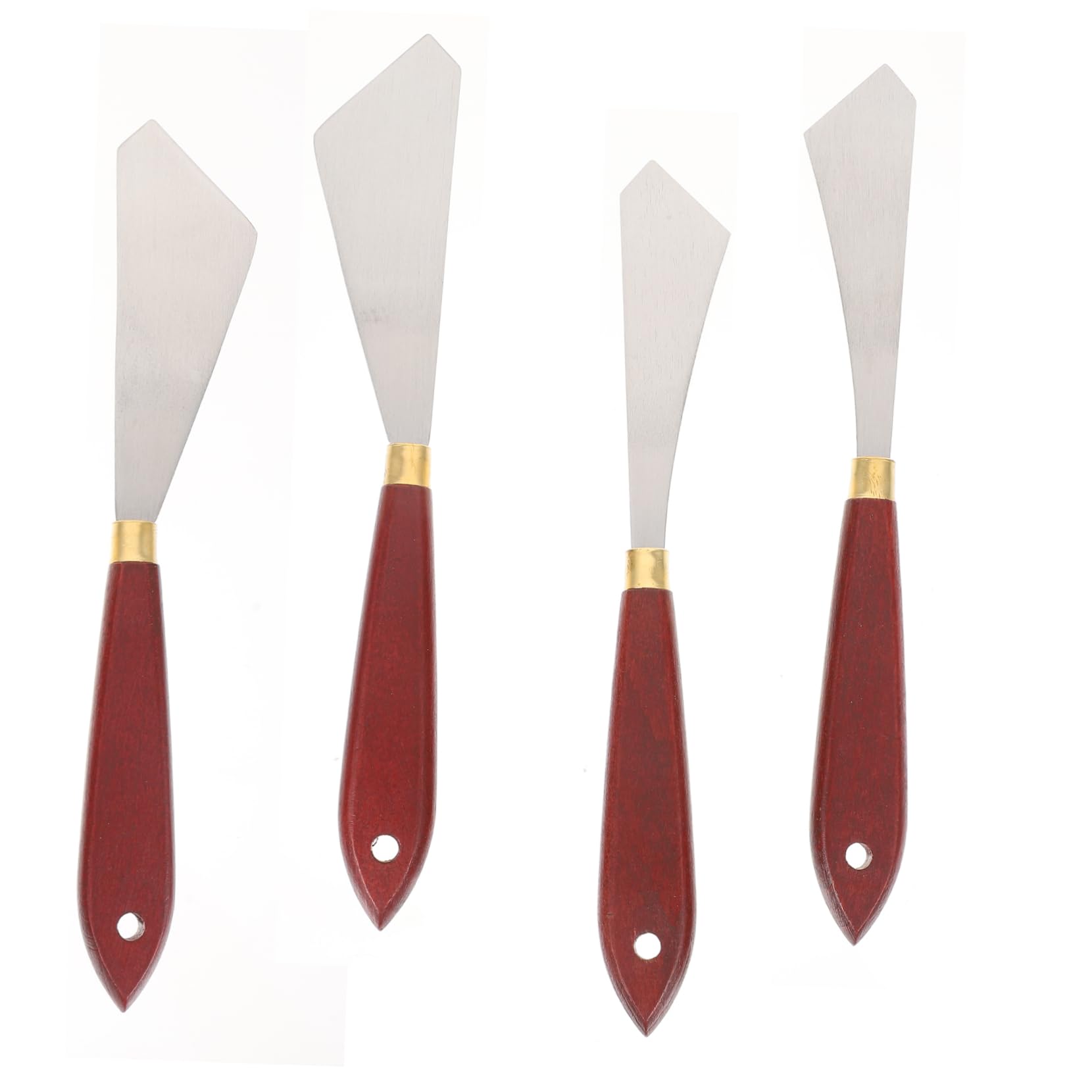 ARTIBETTER Professional Oil Painting Knife Set 4pcs Stainless Steel Palette Knives Art Spatulas Supplies for Artists