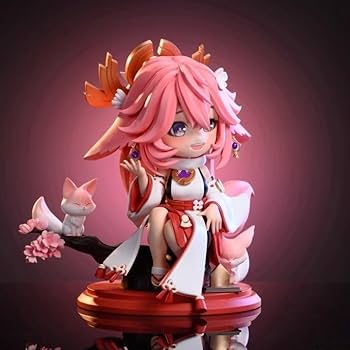 Amazon | Qしゃがみ『原神』八重神子・狐の真意GKフィギュアスケ