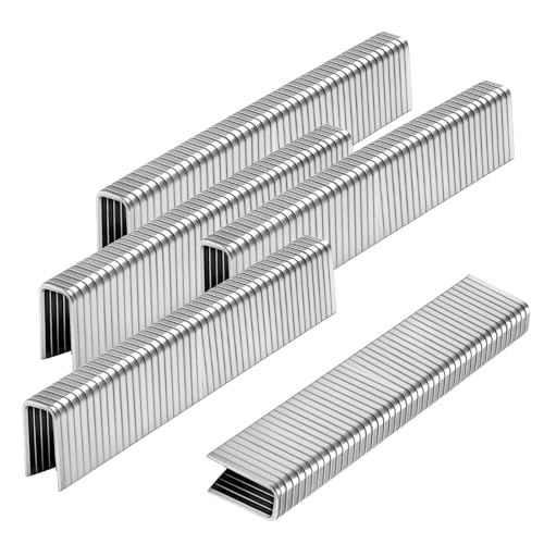 Image of 1000-Count 3 /4- Inch Length 304 Stainless Steel 18 Gauge 1 /4 Inch Narrow Crown Staples, for Pneumatic, Electric 18GA Stapler Gun