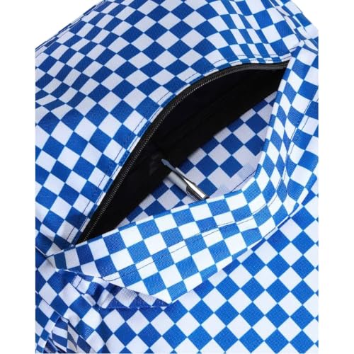 Miniatura 7 de Vans Mochila unisex Old Skool Check Mochila Old Skool, azul clásico, M