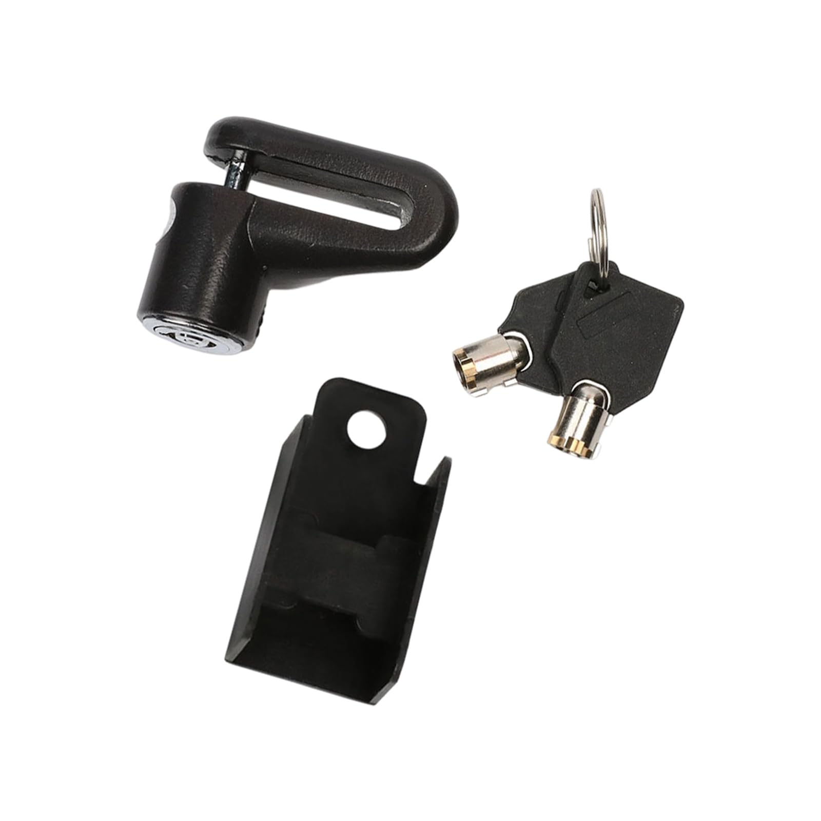 Xagmodshn Black Motorcycle Bike Antitheft Wheel Disc Brakes, Disc Wheel Locks With, Mountain Bicycles Brakes Padlock