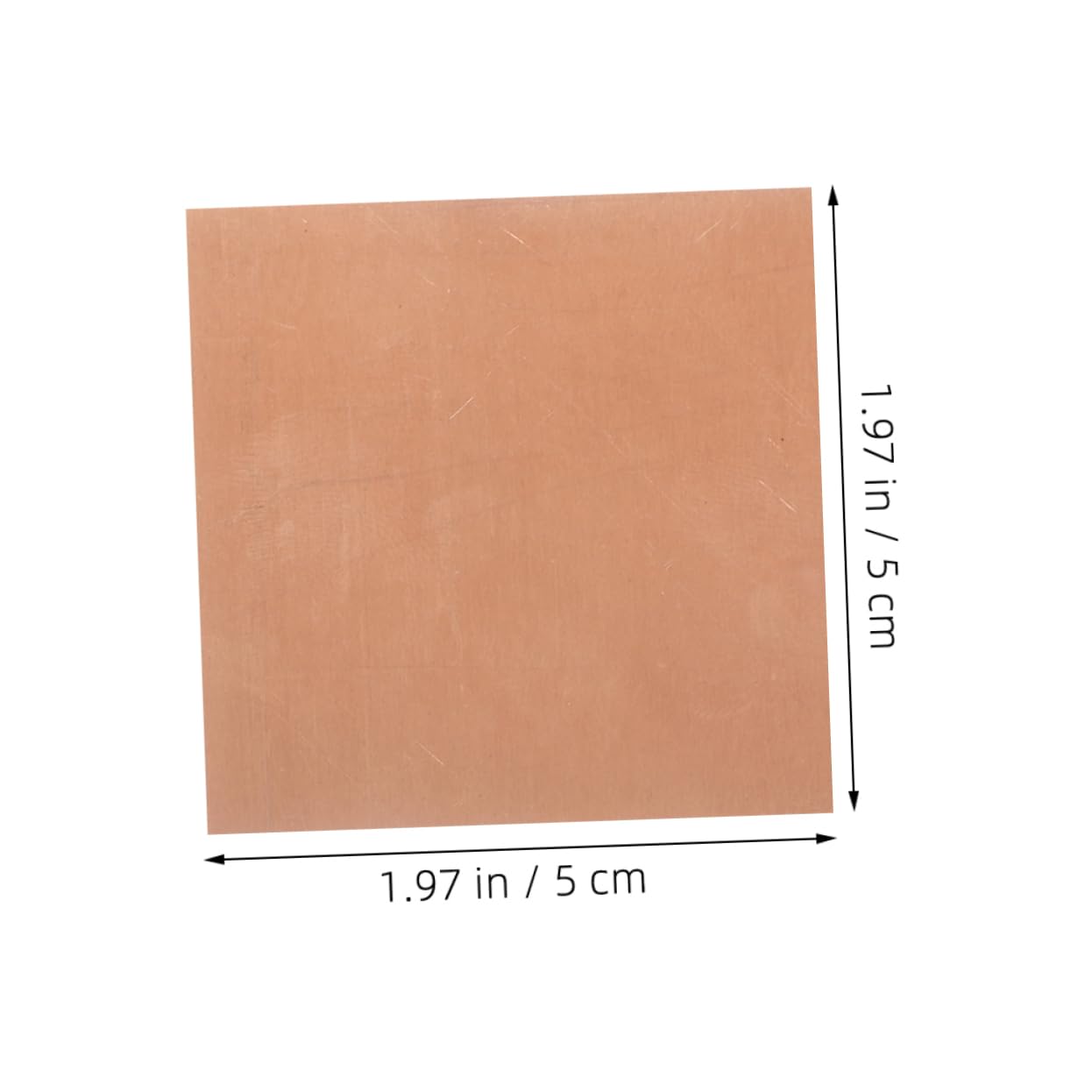 SOLUSTRE 8 Sheets Sheets Metal Plate Copper Plate for Crafts Metal Plates for Crafts Copper Copper Plate for Jewelry