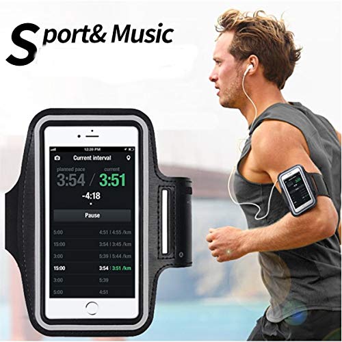 Braçadeira Armband Suporte Braço Celular para Iphone 6 7 8 plus Moto g5 Plus g6 Plus J7