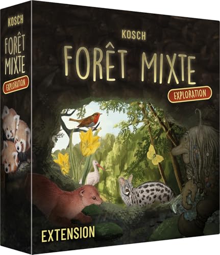 Asmodee - FORÊT Mixte Extension : Exploration - Jeu de Société pour Adultes & Enfants dès 10 Ans - Jeu de Cartes Famille - 55 Nouvelles Cartes - 1 à 5...