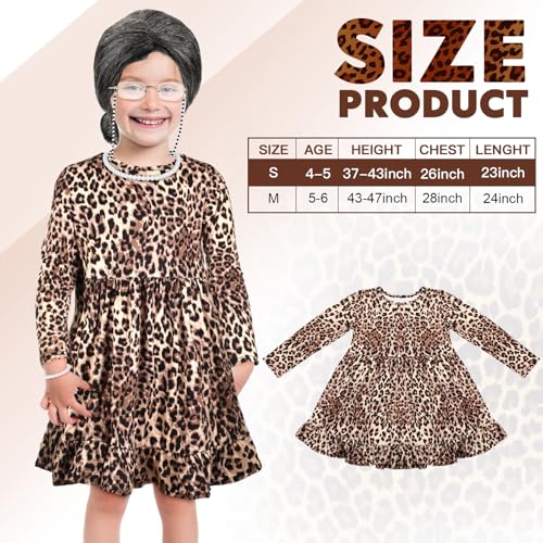 57% Off Yaomiao Kids Old Lady Costume Set for School & Halloween