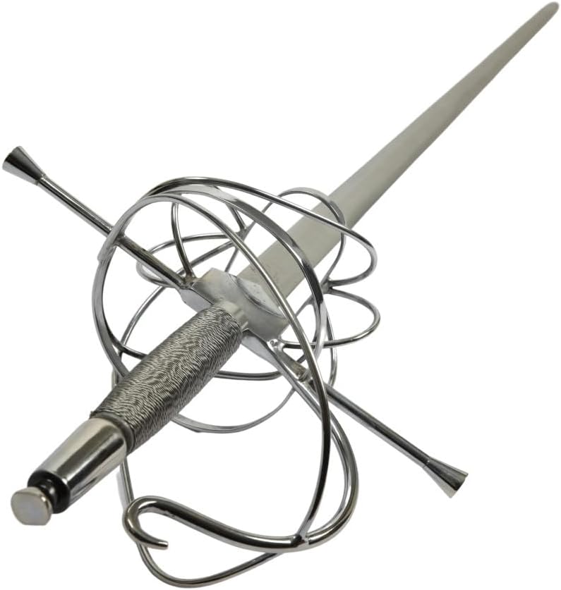 16th Century Dread Wind Swept Hilt Rapier Full Tang Tempered Forged Historical Piece