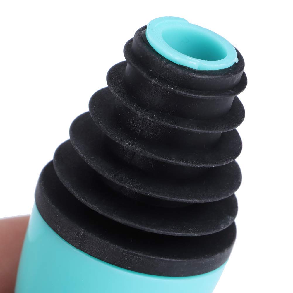 Boquilla Aceitera, 2 Piezas Boquillas de Aceite de Oliva, Boquilla Dispensadora de Aceite, Vertedor para Botellas con Tapón Anti Goteo para Bebidas, Cócteles, Vinagre y Vino, Silicona y ABS, azul