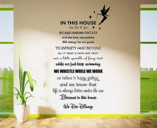 Disney Tinkerbell Movie Poem quote Wall Art