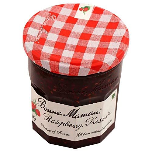 Image of Bonne Maman Raspberry Preserve, Marmalade Fruit Jam, 13 oz / 370 g