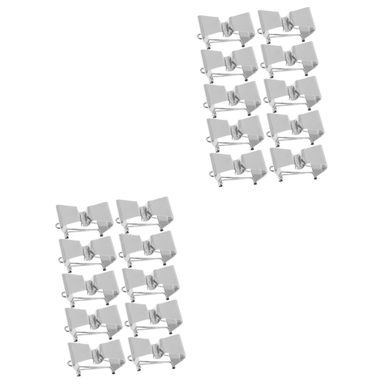 BELLIFFY 2sets Art Frame Holder Oil Painting Separating Clip Stainless Steel Clamp 10pcs*2