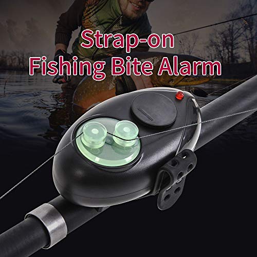 Sunbaca Strap-on Pesca Mordida Alarme Pesca Som Indicador Visual Alert Bites Peixe Mordida Luminosa