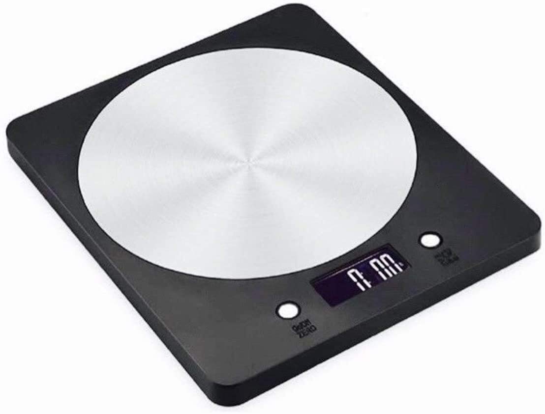 ININOSNP Precision Food Scale with Tare Function Kitchen Scale, Digital Food Weighting Scale 11lb/5kg Electronic Cooking Food Scale, Weighing Scales, Accurate, for Home and Kitchen (Black)
