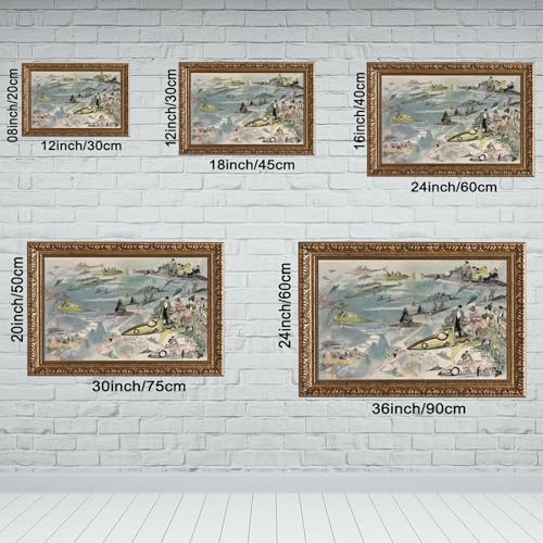 Toile Albert Robida Le Départ de l'Opéra pour décorer un salon rétro