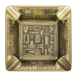 XIFEI Cigar Ashtray， Metal Ashtrays for Patio/Home/Table Modern Ashtrays