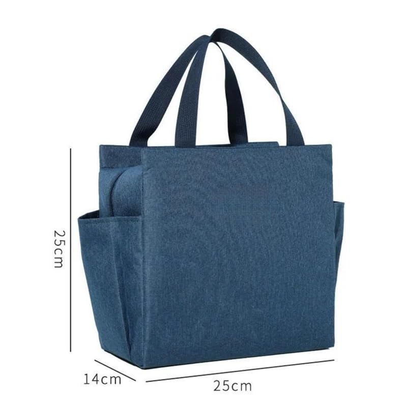 Borsa frigo Multifunzione di Grande capacità, Impermeabile, con Cerniera, Portatile, Termica, per Il Pranzo, per Donne, Porta Pranzo, Picnic