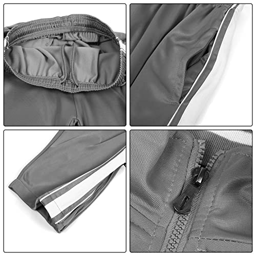 Men's Tracksuits 2 Piece Long Sleeve Athletic Full Zip Sweatsuits Jogging Suits Set4