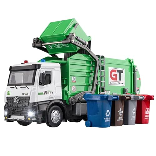 HCOSBIN 消防車 おもちゃ 模型 消防救助 はしご付き 慣性力 音付き プラスチック製のおもちゃ 照明効果 水噴射火災シリーズ 作業車両 子供用おもちゃの車 落下防止 衝突防止 男の子への贈り物 クリスマスプレゼント (D)