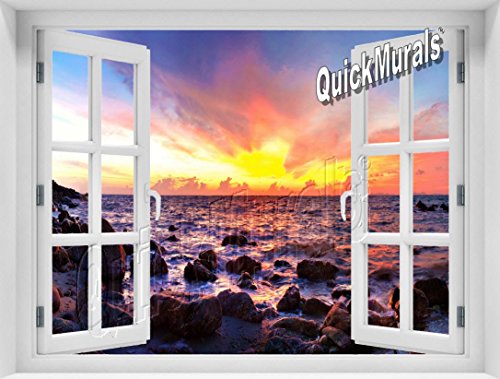 Quick Murals Peel and Stick 48inch W x 36inch H 3D Instant