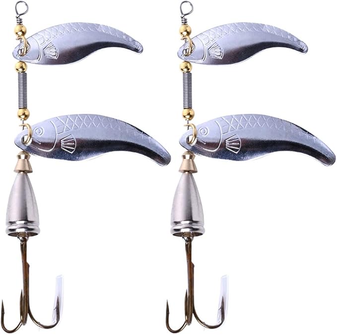 ABOOFAN 2 señuelos de Pesca Pescador Jigging señuelos Planos ...