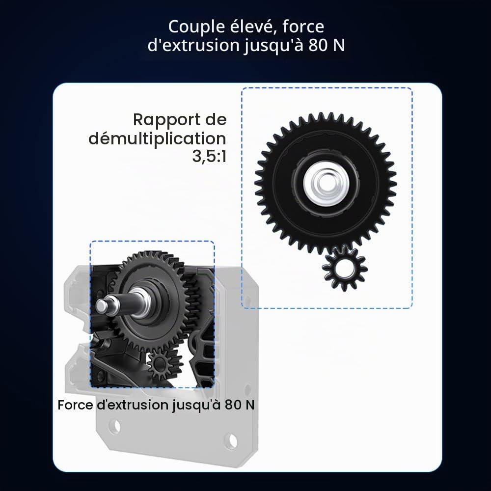 Creality Ender 3 Sprite Pro Direct Drive Extruder Upgrade Kit All Metal Hotend Titanium Heat Break Dual Drive avec Steppe pour Ender 3 V2, Ender 3 Pro, Ender 3 S1,Ender 3 Max Imprimantes 3D