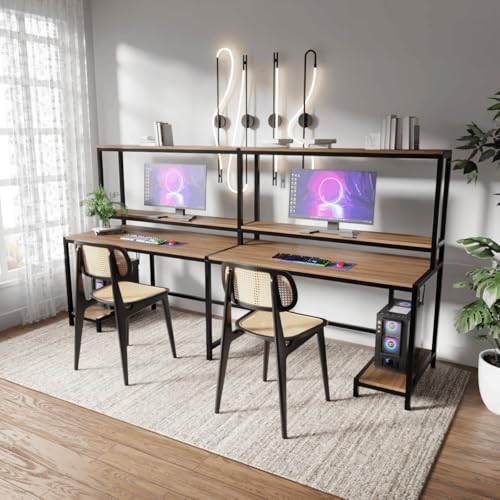 Image of Riyan Luxiwood Ember Computer Table in Engineering Wood for Home & Office, Simple Style Desk, Scratch Resistance Surface.