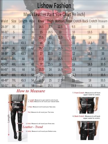 Men's Genuine Cowhide Leather Natural Hair on Cow Print Pony Skin Jean Natural Western Rodeo Biker Pant4