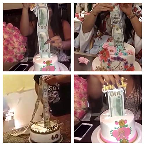 Caja de dinero para pastel de 2 piezas para sorpresas en cumpleaños 4