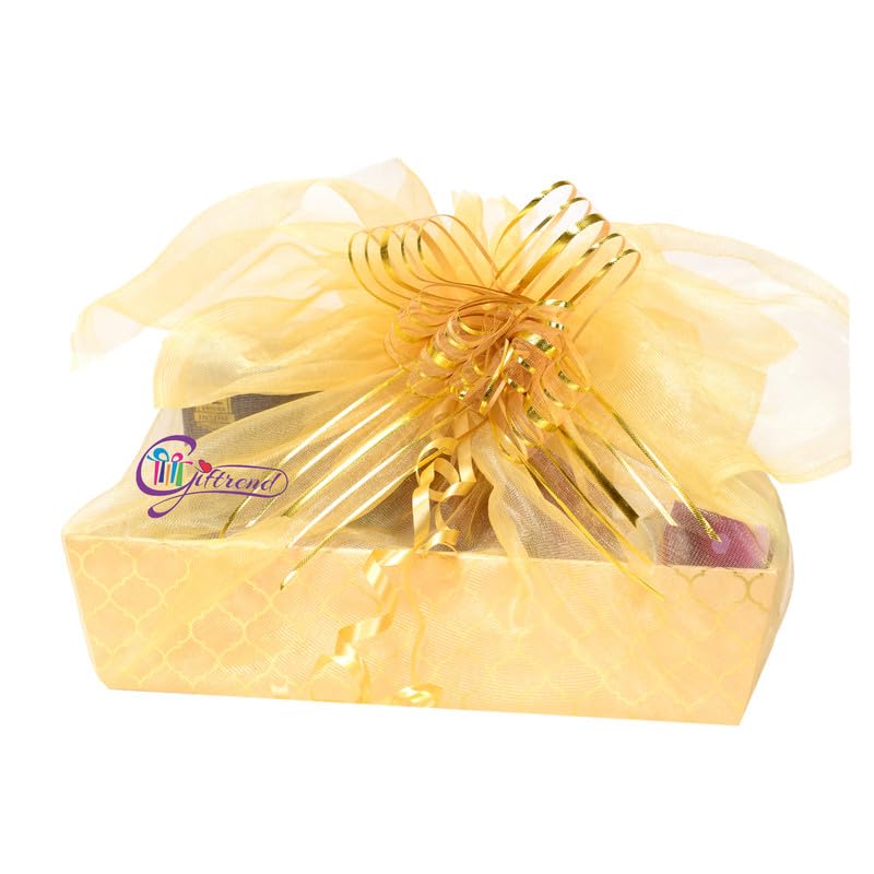 Image of Giftrend Bundle with Diwali Corporate Chocolate Basket | Chocolate Hamper for Staff and Clients | Diwali Greeting Card