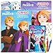 Disney Frozen Coloring Book Set with Crayons and Stickers (Bundle Includes 2 Coloring Books)