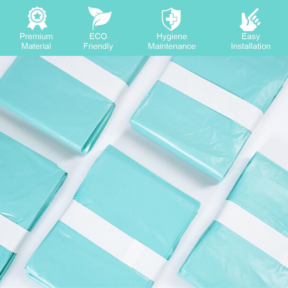 Rurbeder 4 Stück Windeleimer-Nachfüllbeutel, kompatibel mit Janibell Akord 330 Serie Windelsystem für Erwachsene, Grün, leicht parfümiert, windeleimer nachfüllfolie beutel - 3