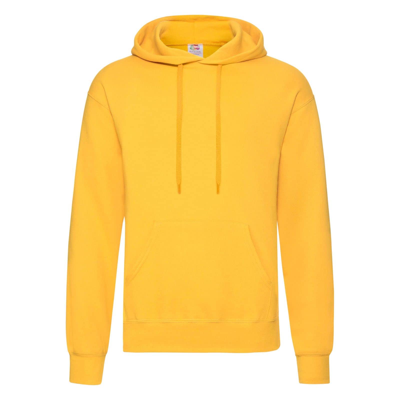 Fruit of the Loom Men's Classic Hooded Sweatshirt, Sunflower, XL UK