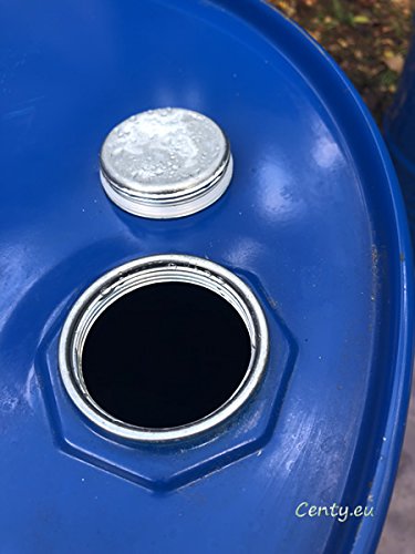 200 Liter Metallfass Spund innen unlackiert Smoker Stahlfass Ölfass Feuertonne Behälter Tonne Blechfass Stehtisch