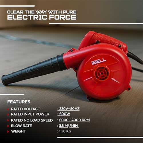 Image of IBELL Air Blower EB60-69 600W, Copper Armature, 14000 RPM, Blow Rate 3.3M3 /Min, with variable speed