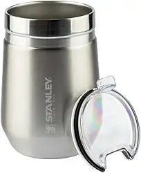 Stanley - Copo Térmico Everyday, 296ml, para Bebidas Quentes e Frias com Tampa, Stainless Steel