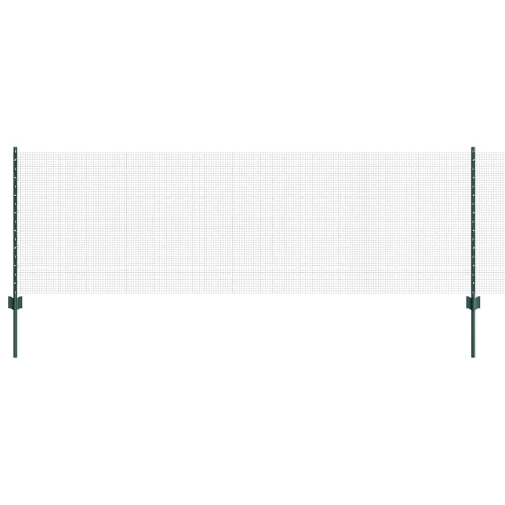 Valla con postes, juego de valla de jardín para pollos, gansos, pavos, aves de corral 25 x 0,8 m (malla de 1,2 x 1,2 cm)